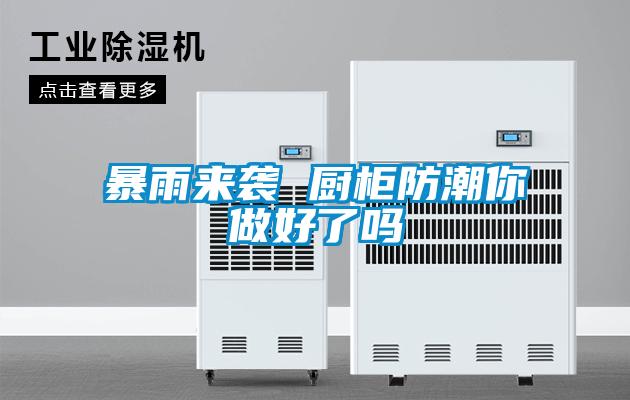 暴雨來(lái)襲 廚柜防潮你做好了嗎