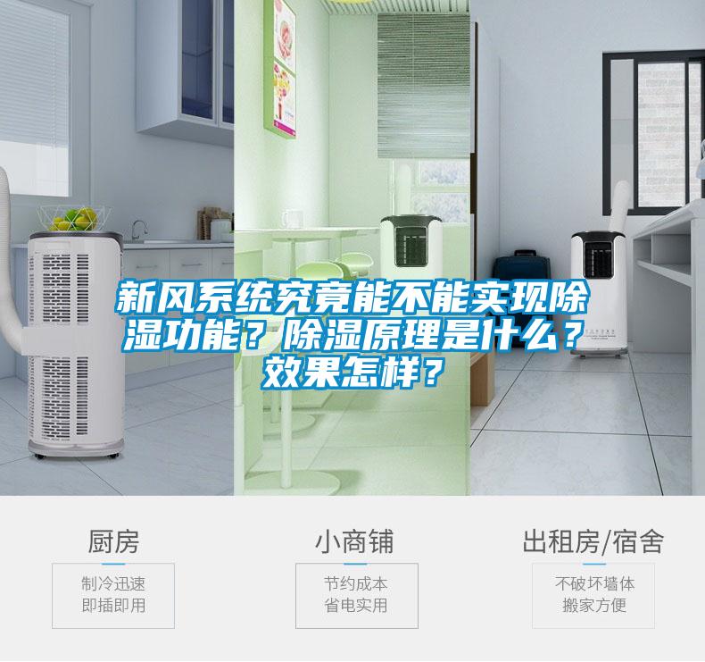 新風(fēng)系統(tǒng)究竟能不能實現(xiàn)除濕功能？除濕原理是什么？效果怎樣？