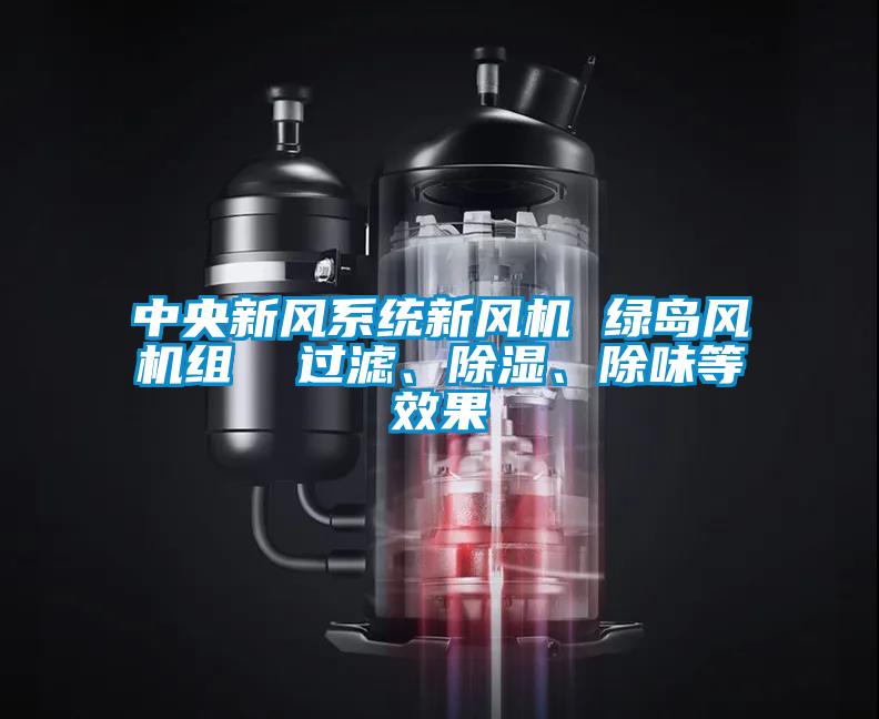 中央新風(fēng)系統(tǒng)新風(fēng)機(jī) 綠島風(fēng)機(jī)組  過(guò)濾、除濕、除味等效果
