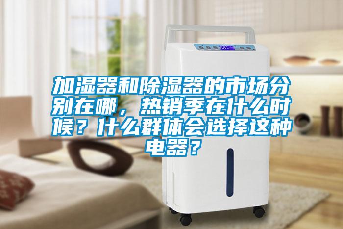 加濕器和除濕器的市場分別在哪，熱銷季在什么時候？什么群體會選擇這種電器？