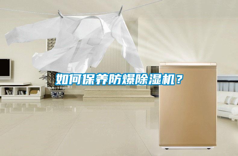 如何保養(yǎng)防爆除濕機(jī)？