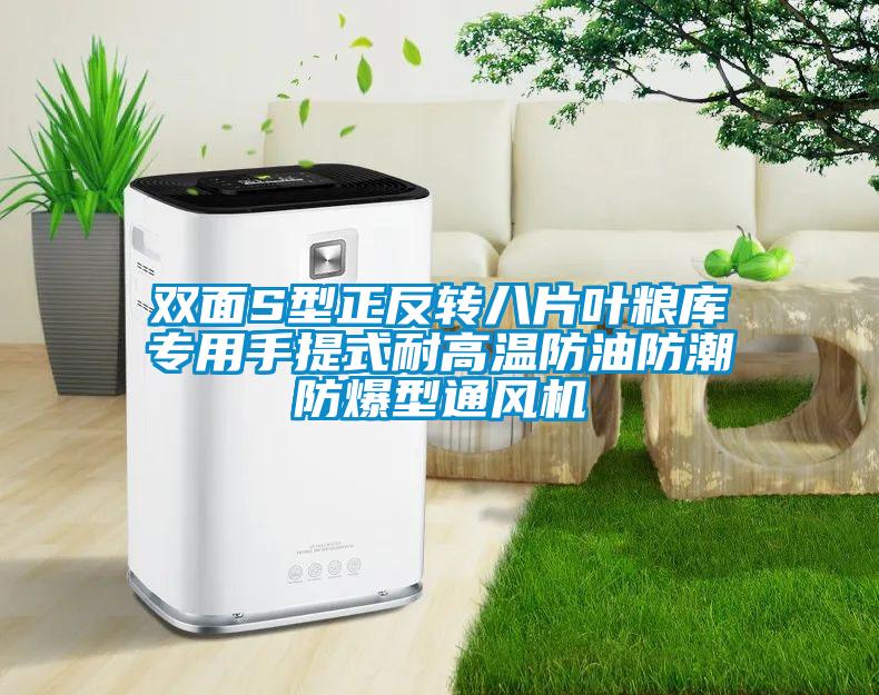 雙面S型正反轉(zhuǎn)八片葉糧庫專用手提式耐高溫防油防潮防爆型通風(fēng)機(jī)