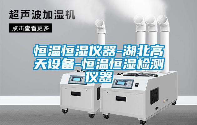 恒溫恒濕儀器-湖北高天設備-恒溫恒濕檢測儀器