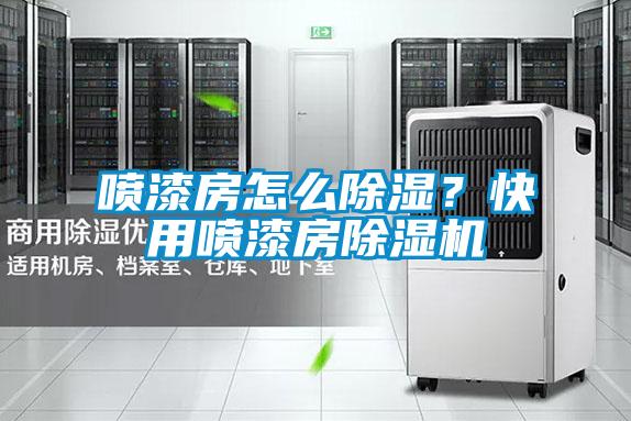 噴漆房怎么除濕？快用噴漆房除濕機