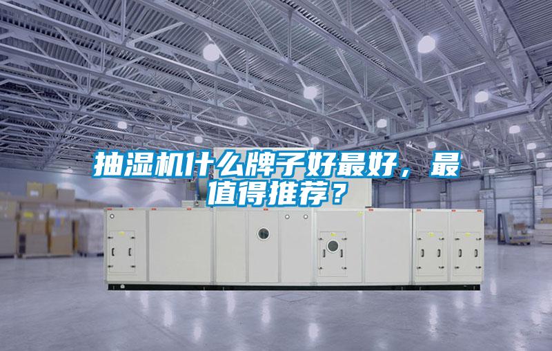 抽濕機什么牌子好最好，最值得推薦？
