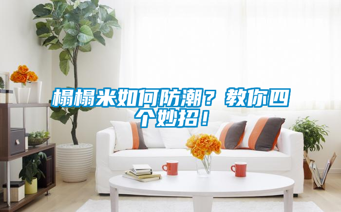 榻榻米如何防潮？教你四個妙招！
