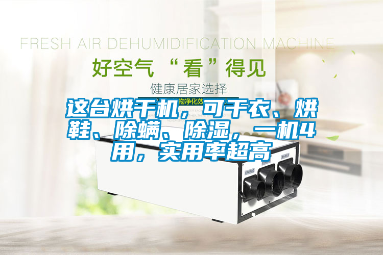 這臺(tái)烘干機(jī)，可干衣、烘鞋、除螨、除濕，一機(jī)4用，實(shí)用率超高