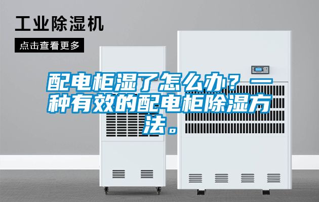 配電柜濕了怎么辦？一種有效的配電柜除濕方法。