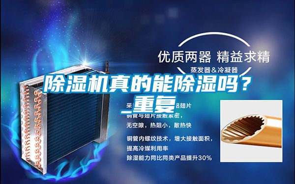 除濕機(jī)真的能除濕嗎？_重復(fù)