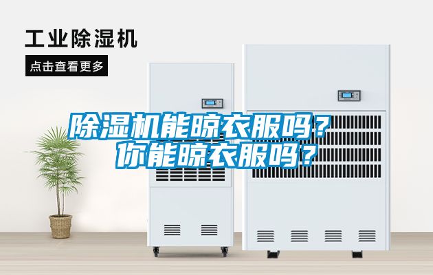除濕機(jī)能晾衣服嗎？ 你能晾衣服嗎？