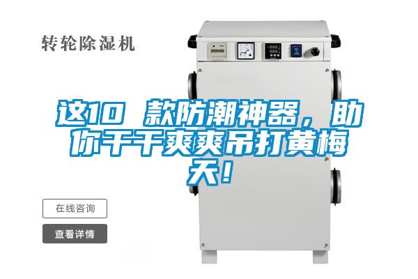 這10 款防潮神器，助你干干爽爽吊打黃梅天！