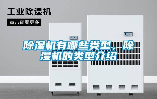 除濕機(jī)有哪些類型，除濕機(jī)的類型介紹