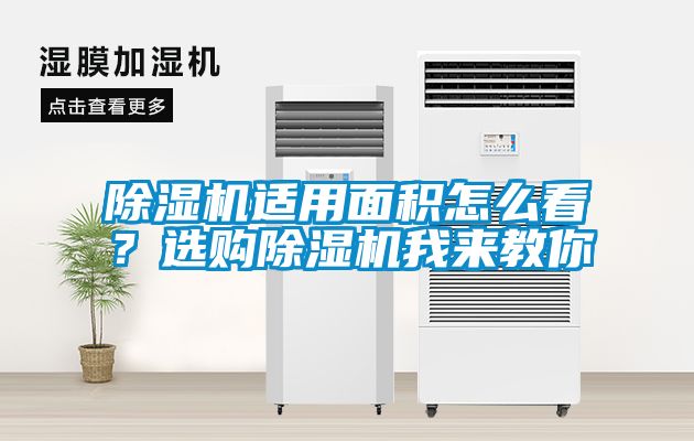 除濕機適用面積怎么看？選購除濕機我來教你