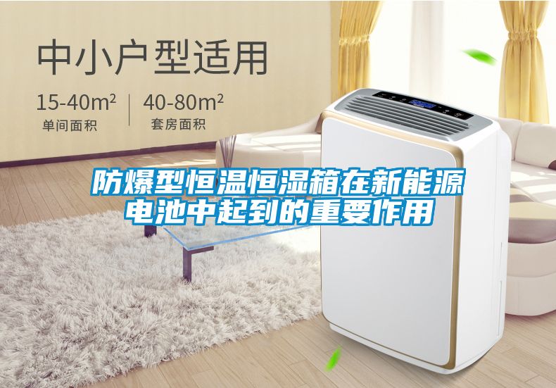 防爆型恒溫恒濕箱在新能源電池中起到的重要作用